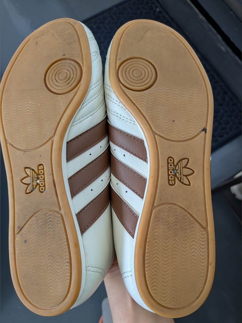 Adidas Originals Taekwondo Striped Leather Shoes - Picture 7 of 8